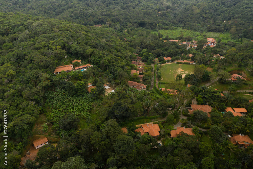 Beautiful view of Guaramiranga Valley in Brazil 