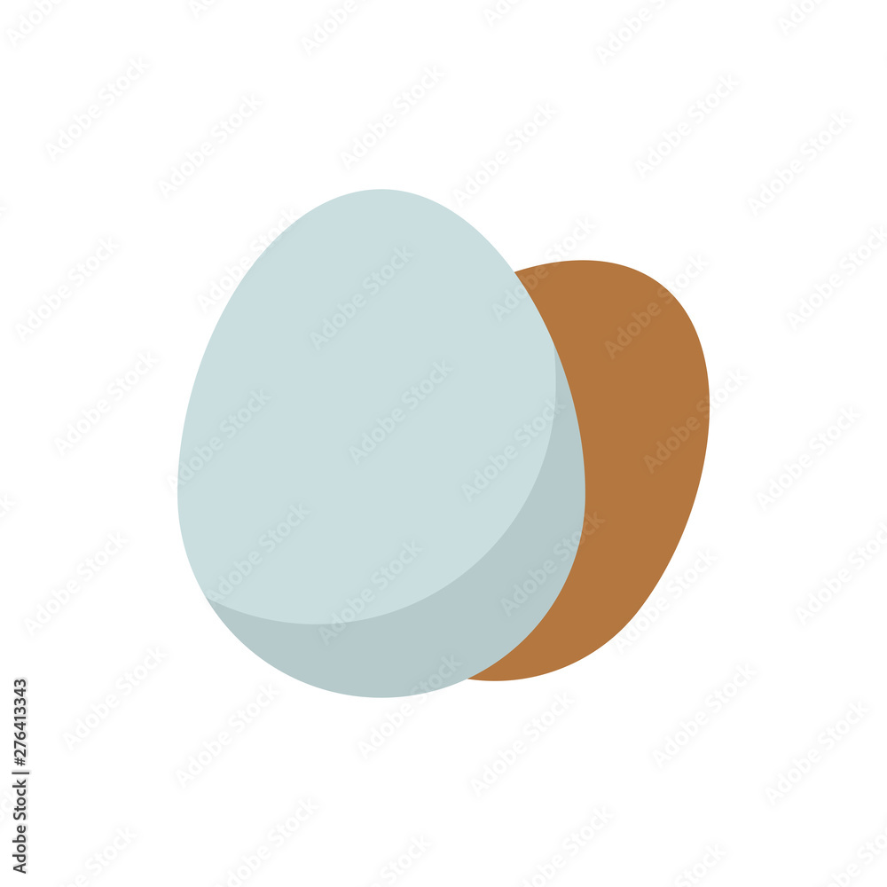 egg flat vector icon