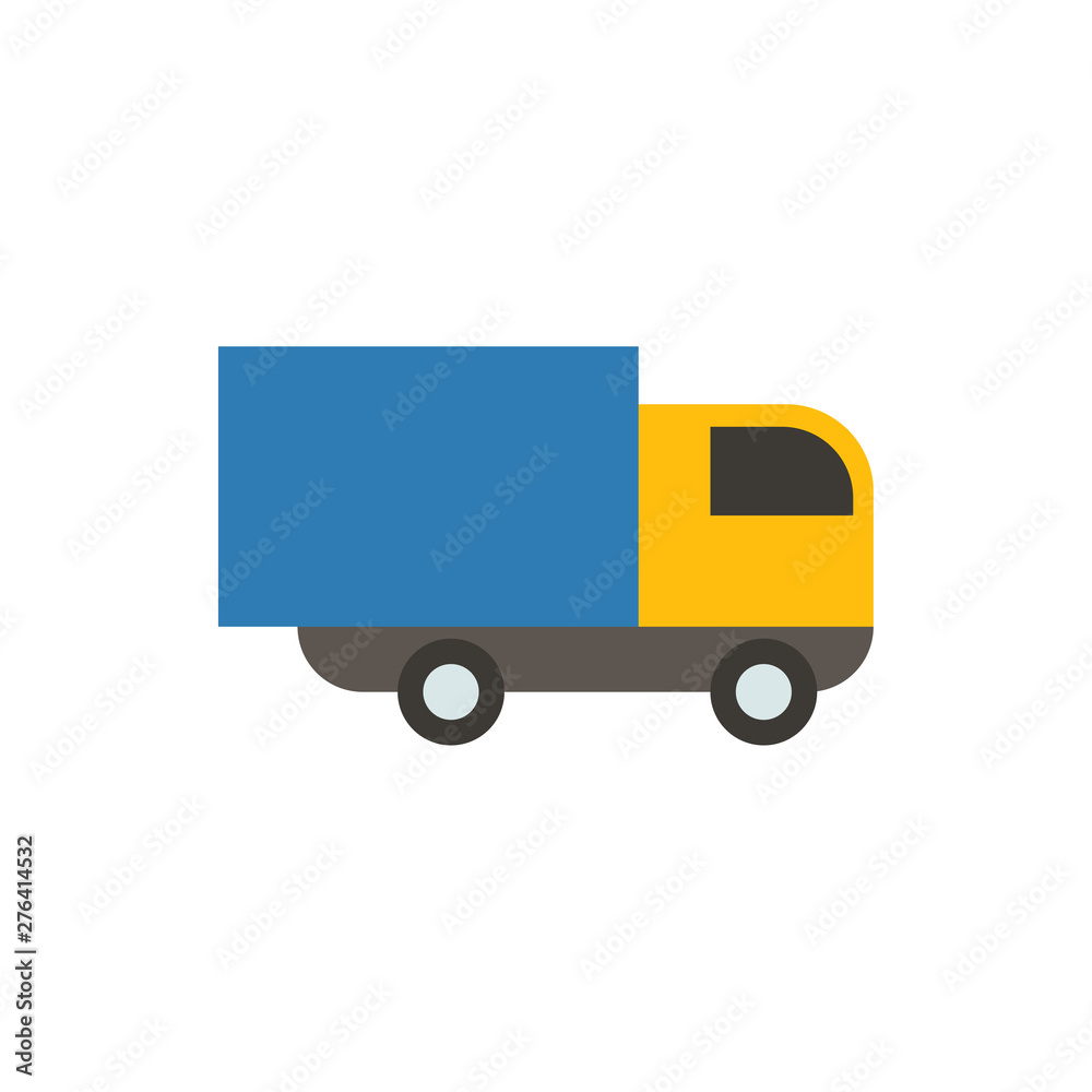 lorry flat vector icon lorry flat vector icon
