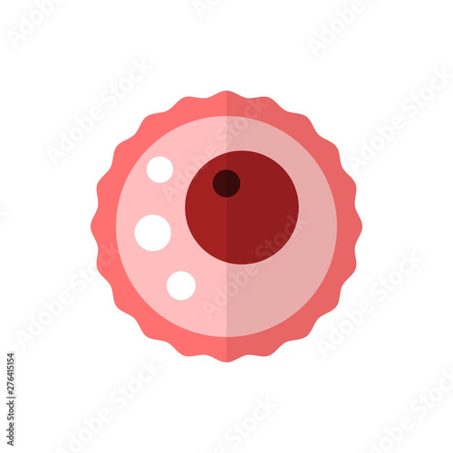 ovum flat vector icon