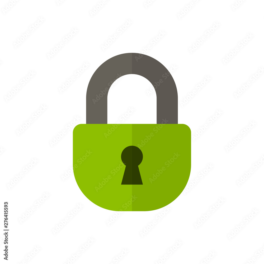 padlock flat vector icon padlock flat vector icon