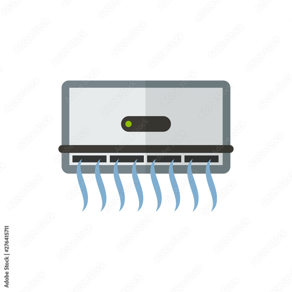 Obraz premium conditioner flat vector icon