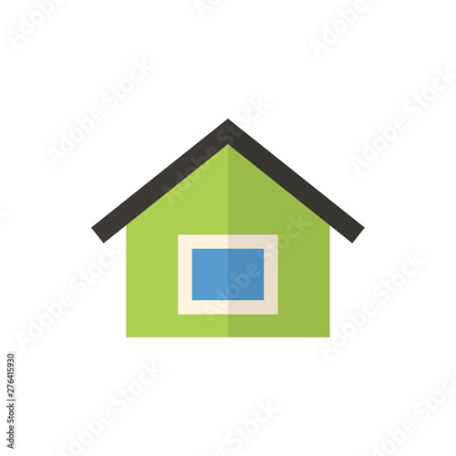 house flat vector icon