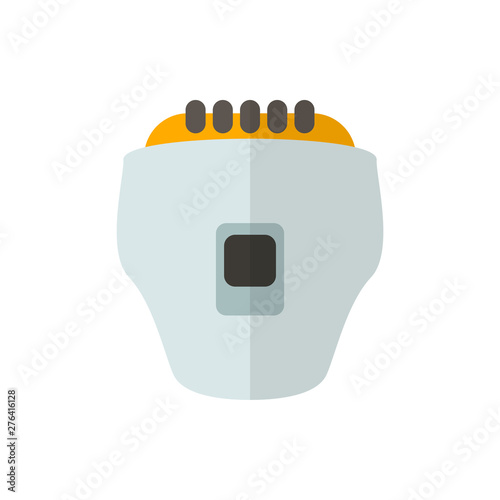 depilator flat vector icon