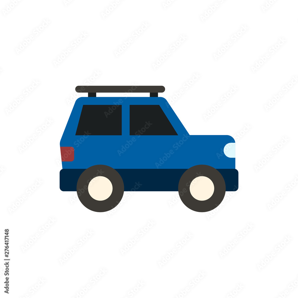 car with the trunk flat vector icon car with the trunk flat vector icon