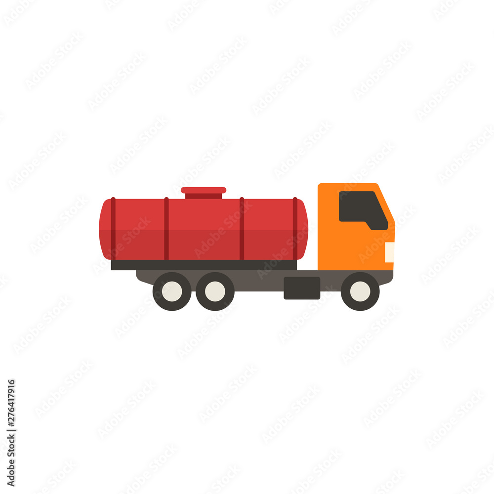 Fototapeta premium cistern flat vector icon
