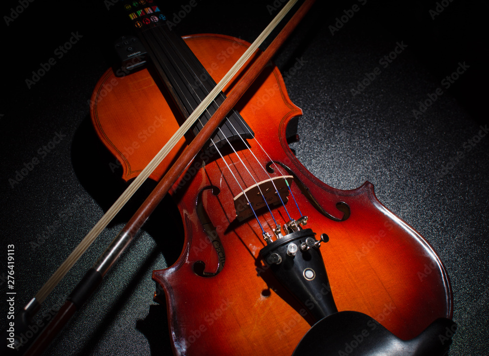Violin with soft light Violin with soft light