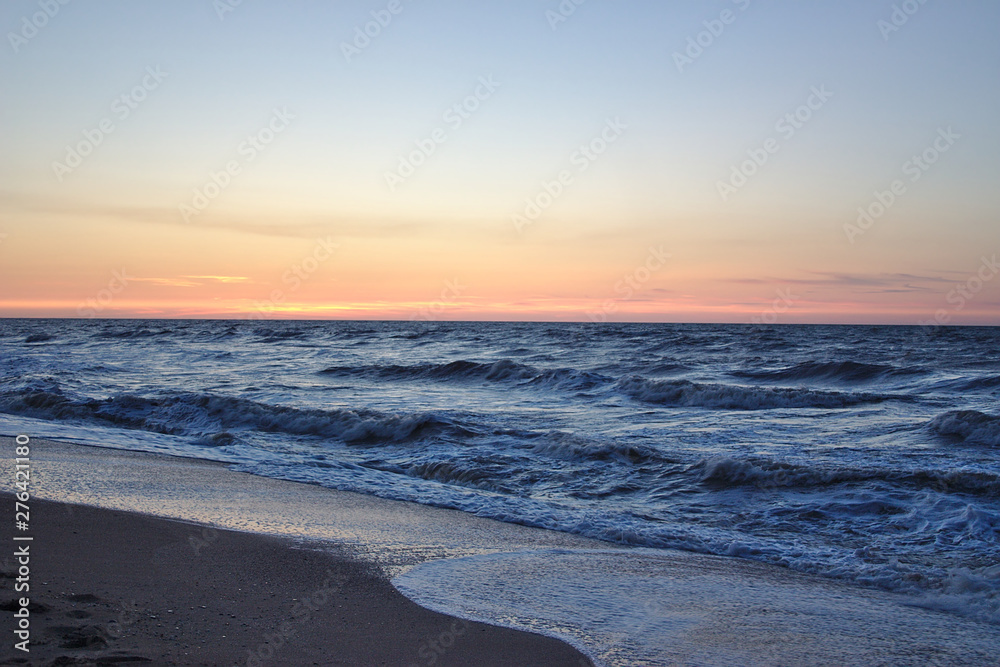 sea waves near the shore
