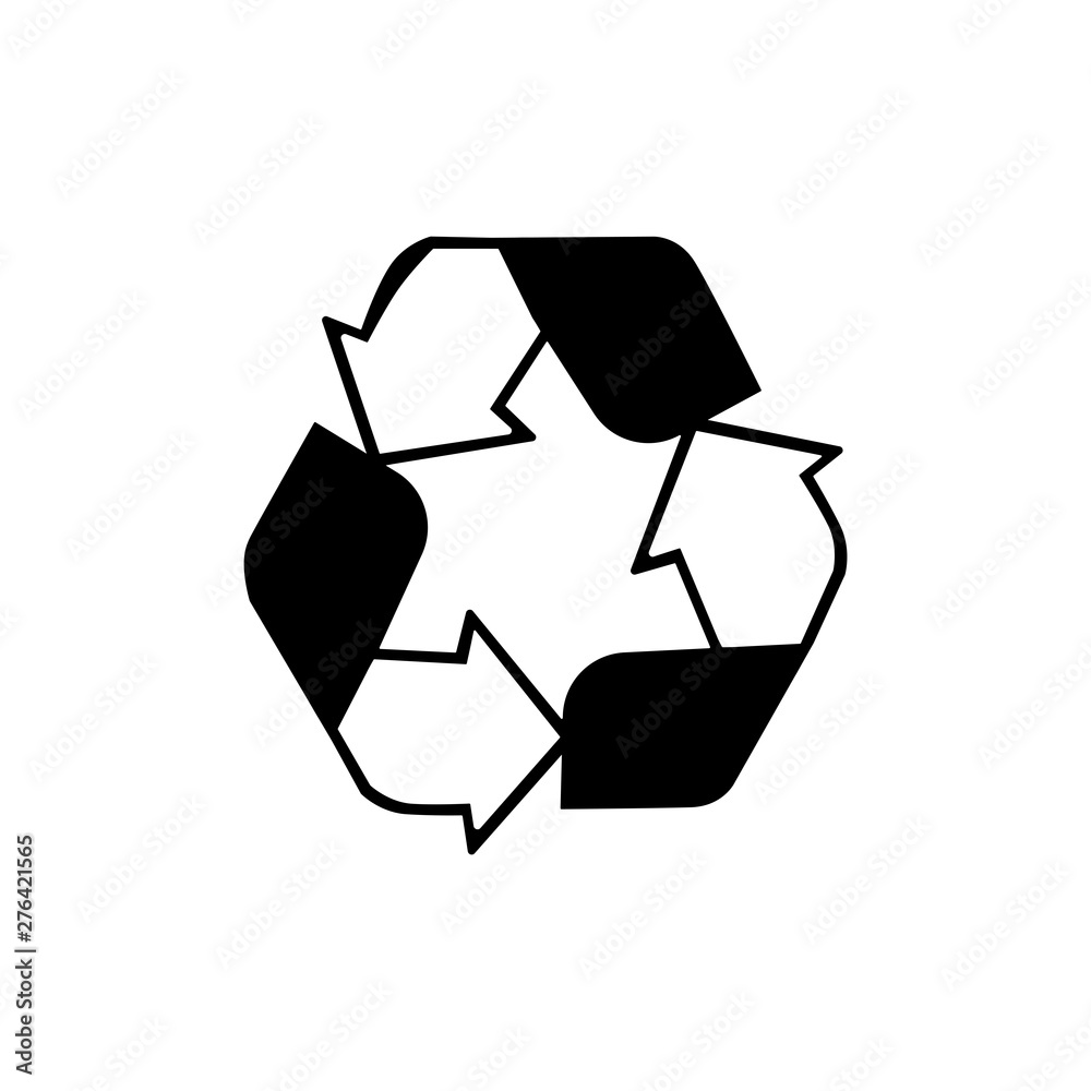 Recycle icon. Clean ecology symbol Recycle icon. Clean ecology symbol