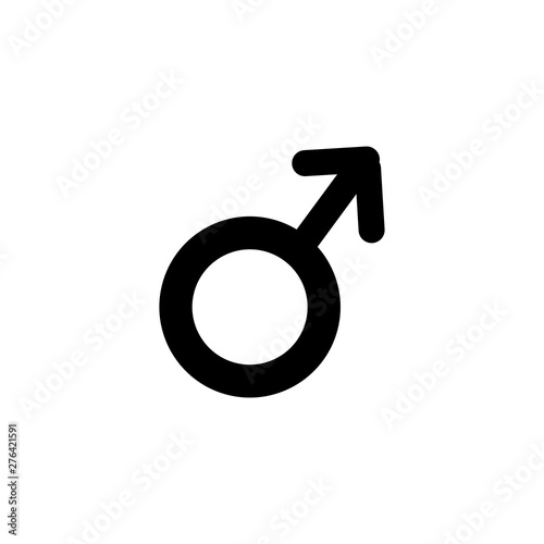 Male gender icon. Human sign