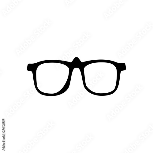 Glasses icon. Reading tool sign