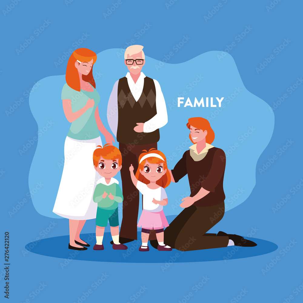 cute family members in poster cute family members in poster