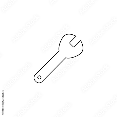 Repair key icon. Work symbol