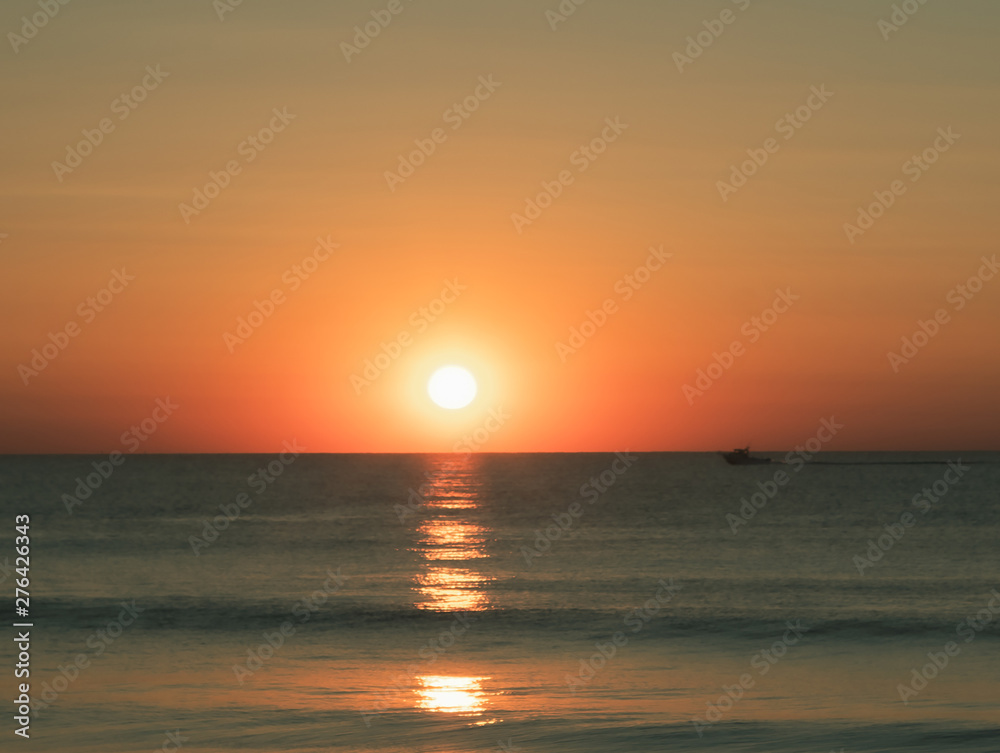 Sunrise Over the Ocean