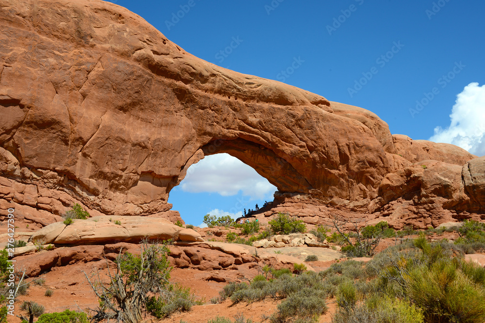 stone windows in arches national park