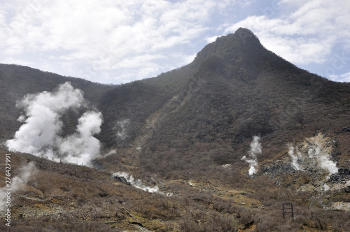 大涌谷と冠ヶ岳 photo