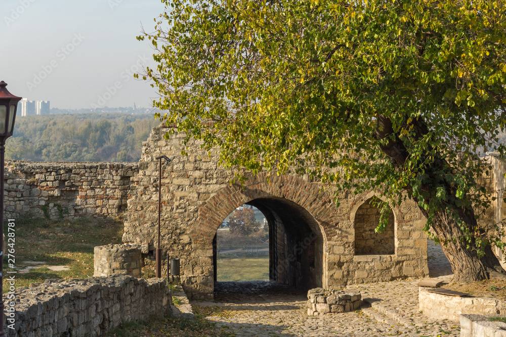 Belgrade Fortress and Kalemegdan Park in the center of city of Belgrade, Serbia