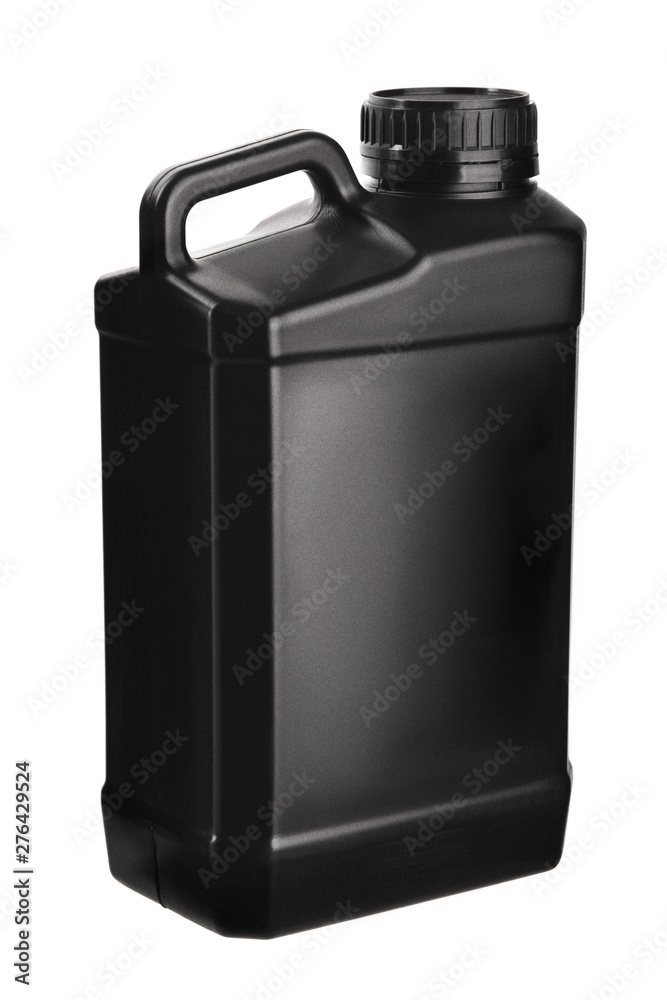 black plastic canister isolate on white back black plastic canister isolate on white back