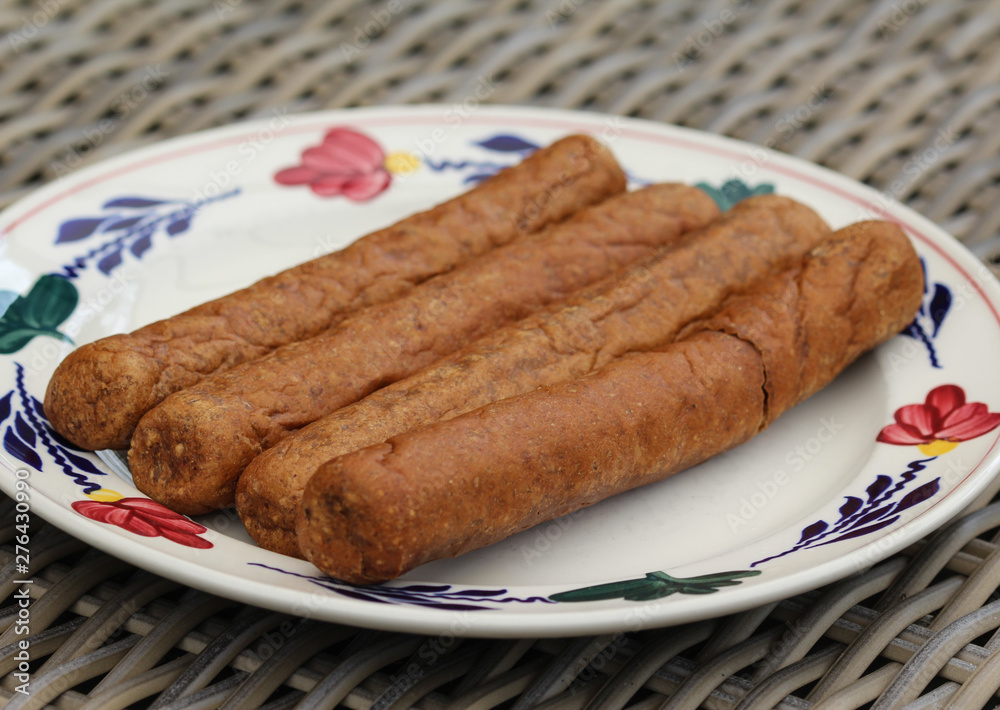 frikandel, a traditional Dutch snack, a sort of minced meat hot dog frikandel, a traditional Dutch snack, a sort of minced meat hot dog