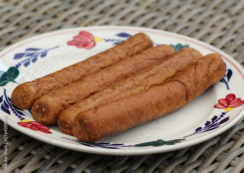 frikandel, a traditional Dutch snack, a sort of minced meat hot dog