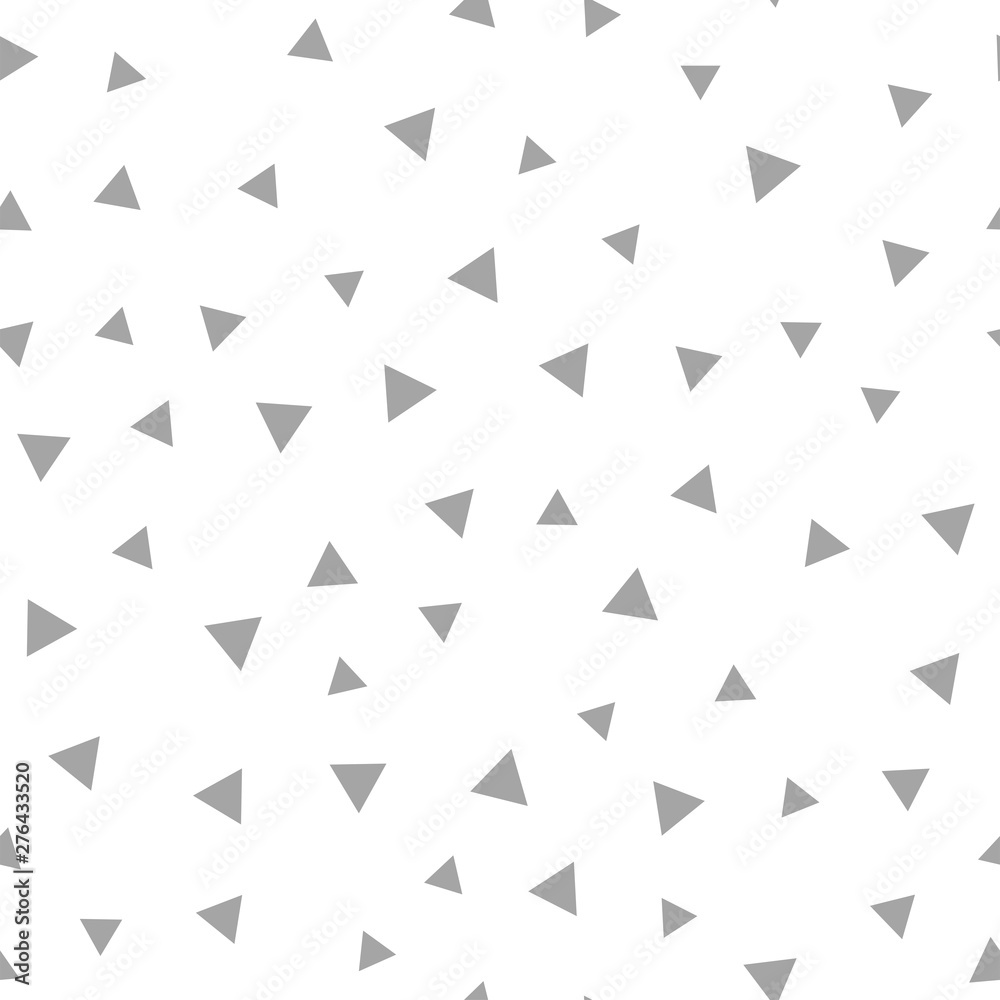 Triangles seamless pattern. Randomly distributed triangle texture background. Triangles seamless pattern. Randomly distributed triangle texture background.