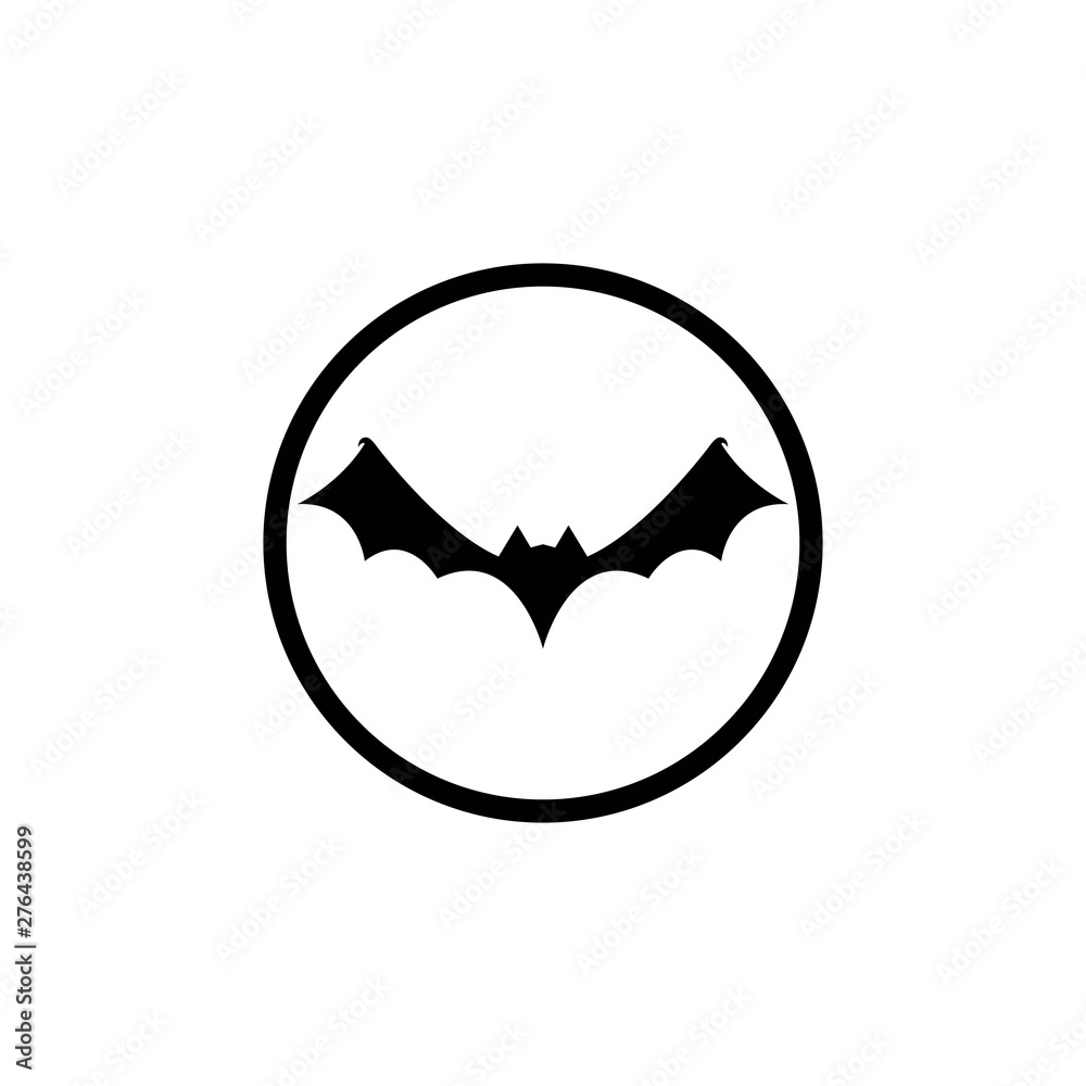 bat ilustration vector icon logo template bat ilustration vector icon logo template