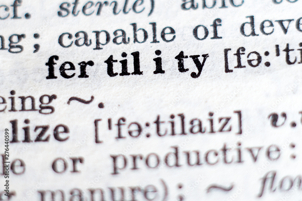 Definition of word fertility