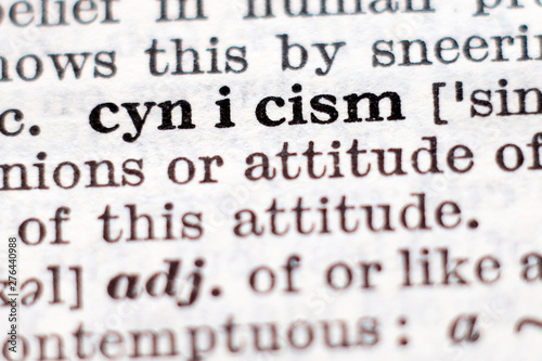 Definition of word cynicism
