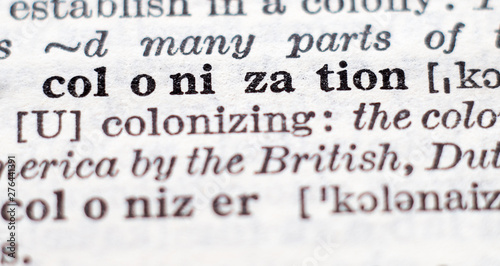 Definition of word colonization