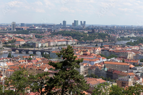 Wallpaper Mural Summer Prague City from the Hill Petrin, Czech Republic Torontodigital.ca