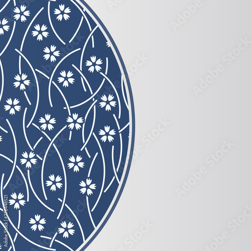 Chinese Porcelain Style Background photo