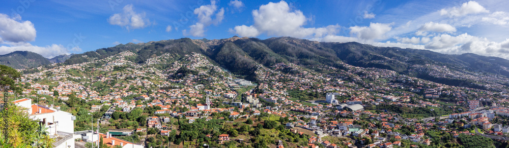 Views from Pico dos Barcelos in Funchal (Madeira, Portugal)