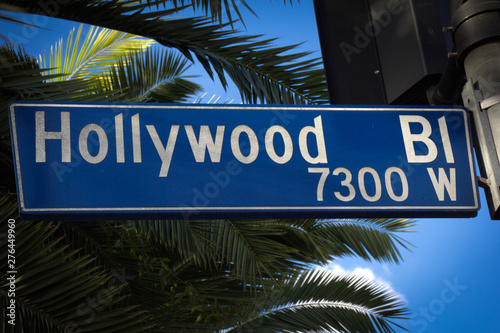 Hollywood Blvd sign