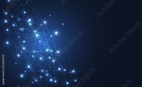 Internet connection abstract sense of science and technology graphic design background. Vector illustration