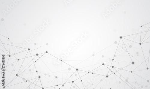 Internet connection abstract sense of science and technology graphic design background. Vector illustration