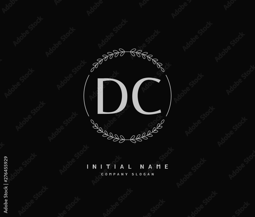 D C DC Beauty vector initial logo, handwriting logo of initial signature, wedding, fashion, jewerly, boutique, floral and botanical with creative template for any company or business. D C DC Beauty vector initial logo, handwriting logo of initial signature, wedding, fashion, jewerly, boutique, floral and botanical with creative template for any company or business.