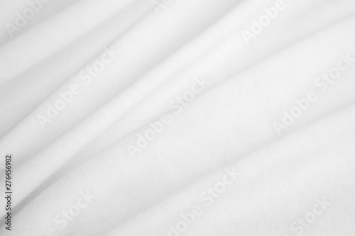 white background of cotton fabric