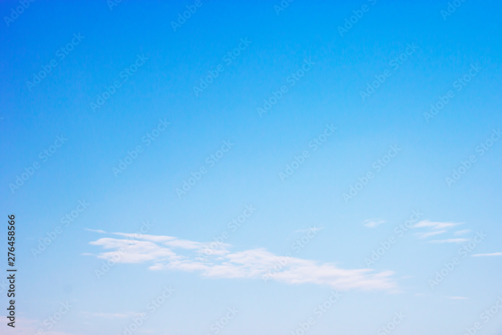 Blue sky background and white clouds soft focus, and copy space Blue sky background and white clouds soft focus, and copy space