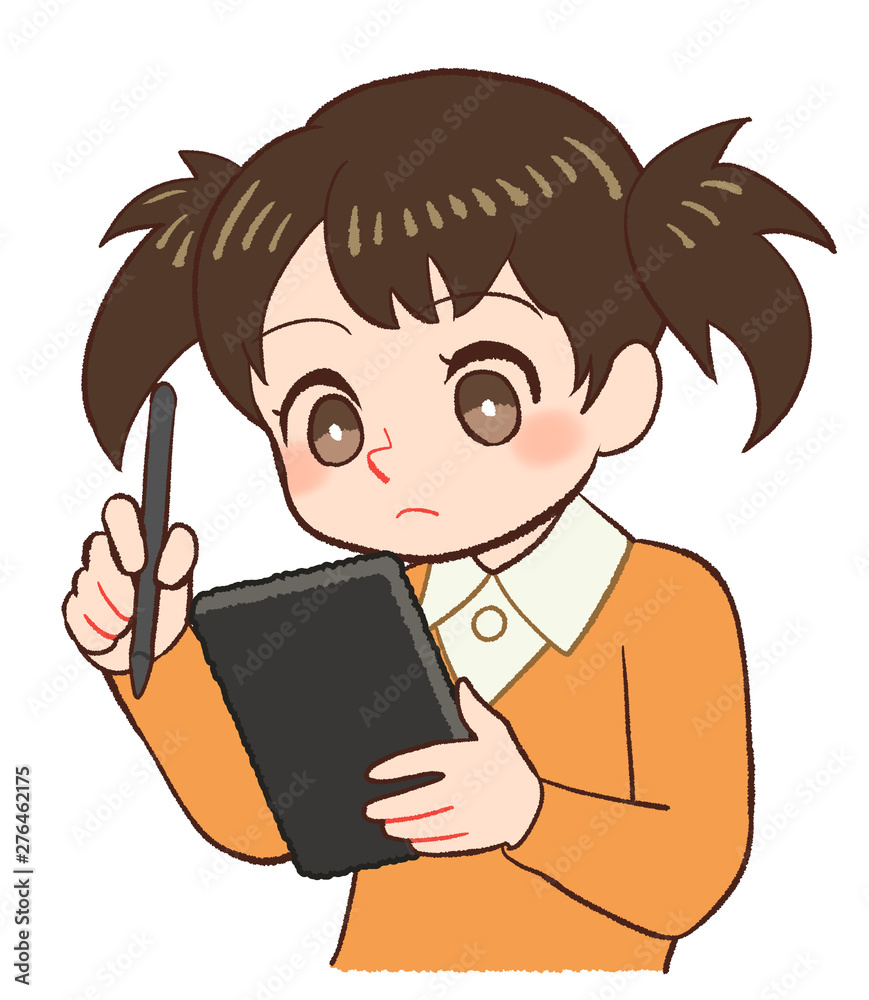 タブレット端末と子ども タブレット端末と子ども
