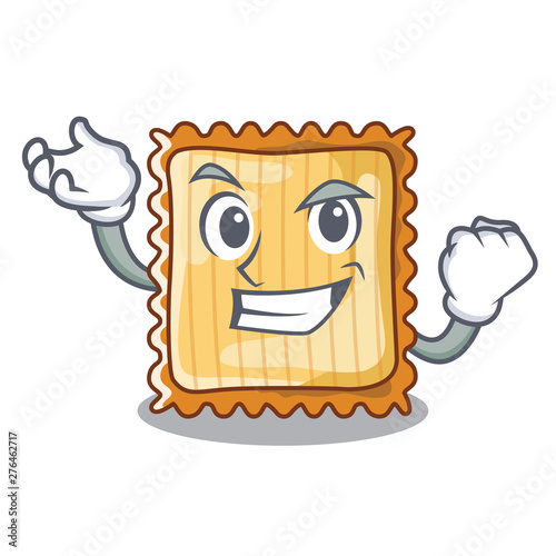 Successful lasagne isolated with in the cartoon