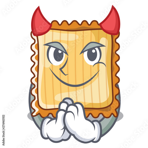 Devil lasagne is cooked in mascot oven