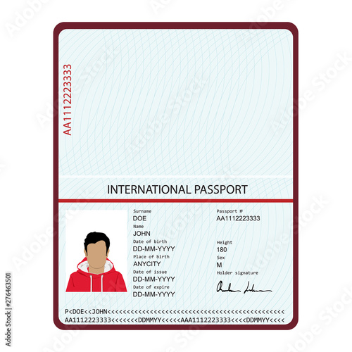 Passport Identification Document