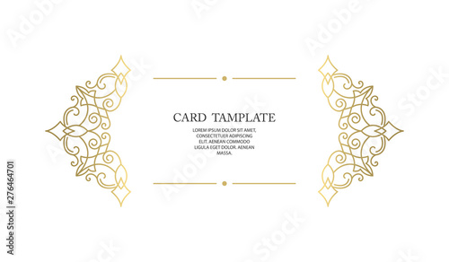 Vector decorative frame or birthday and greeting card, wedding invitation.