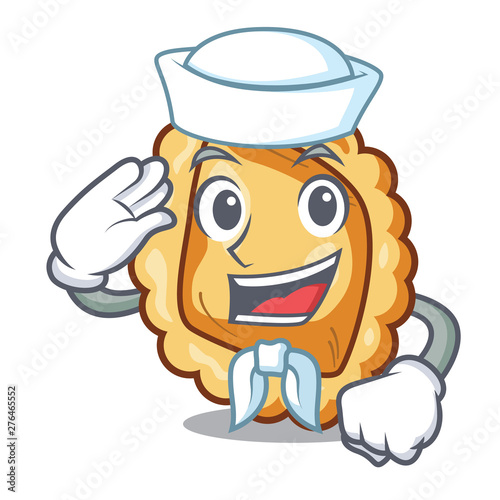 Sailor ravioli is served in cartoon plate