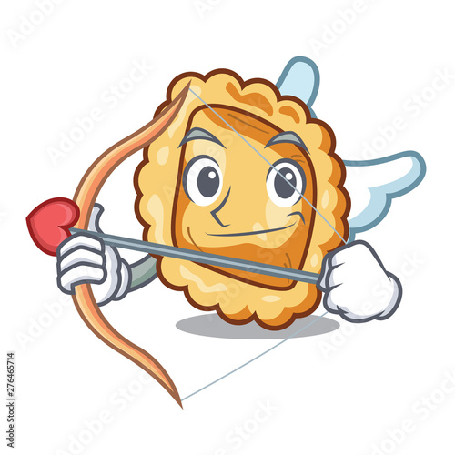 Cupid ravioli is served in cartoon plate