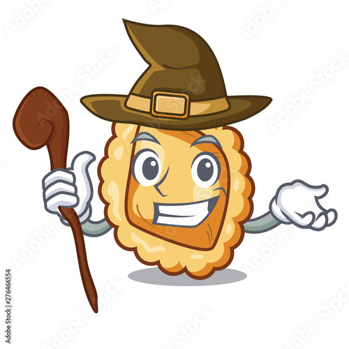 Witch ravioli isolated with in the character