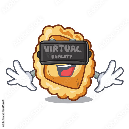 Virtual reality ravioli isolated with in the character