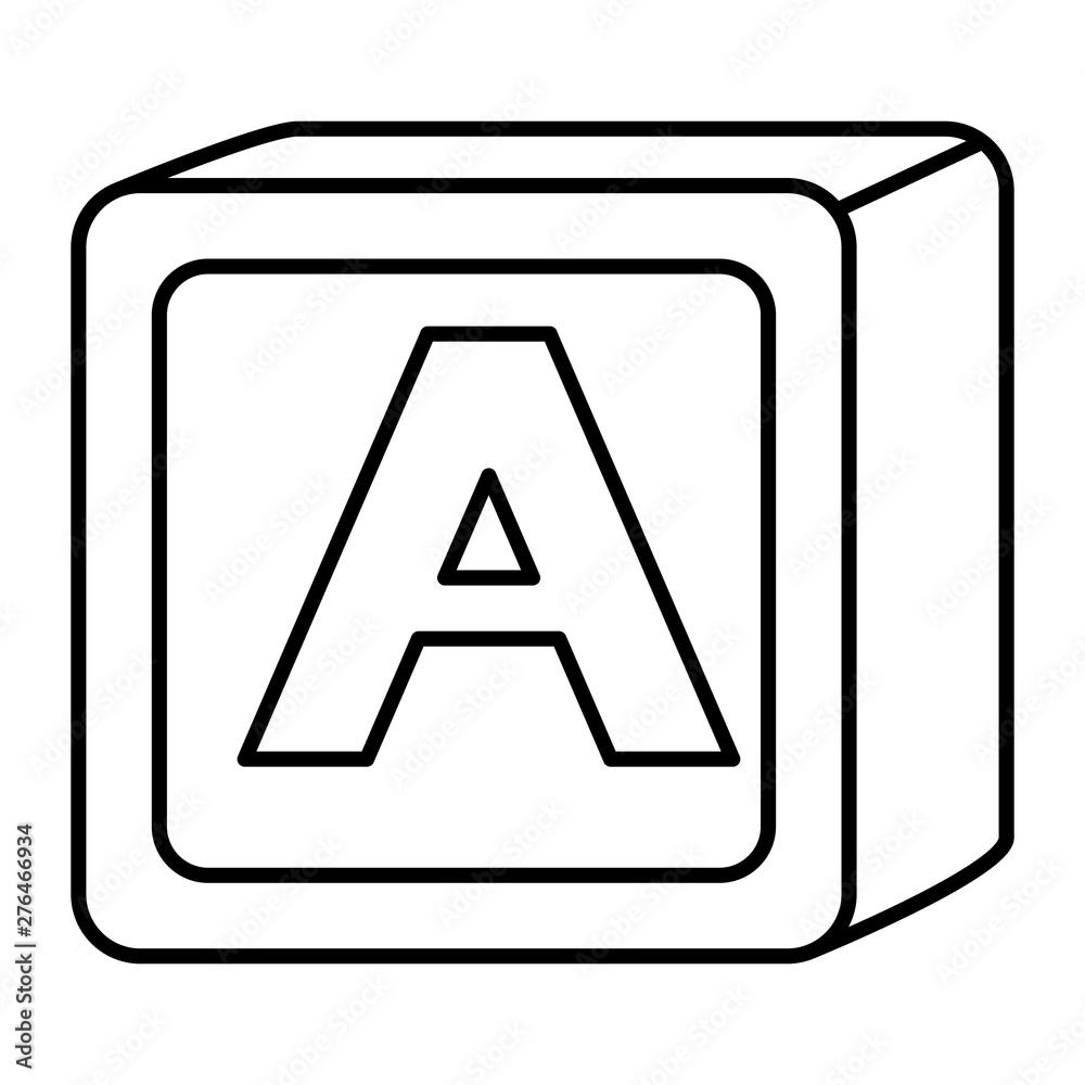 alphabet block toy baby with letter a alphabet block toy baby with letter a