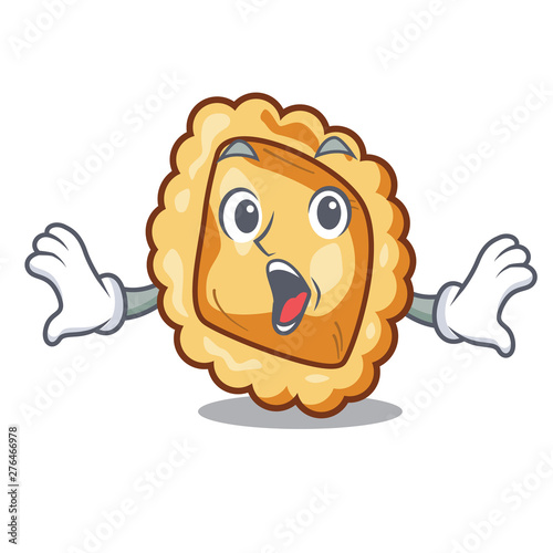Surprised ravioli isolated with in the character