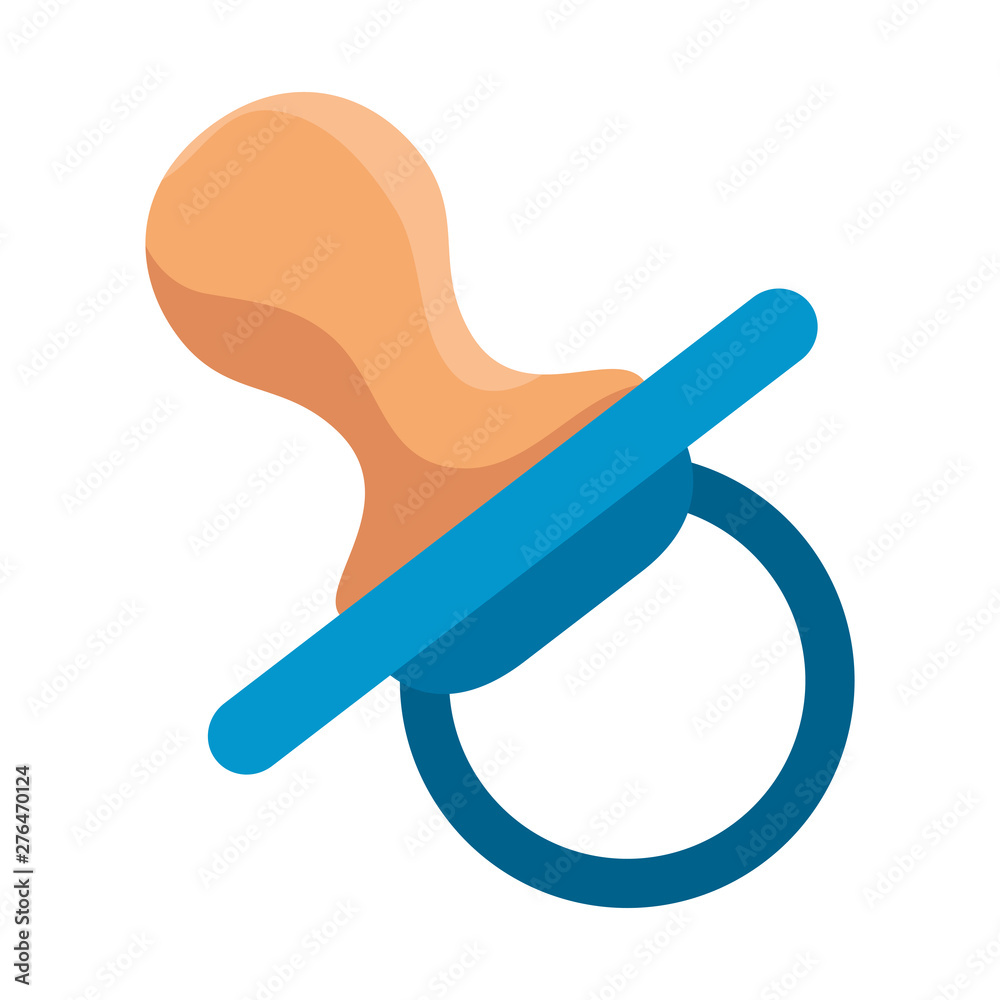 pacifier baby isolated icon vector pacifier baby isolated icon vector